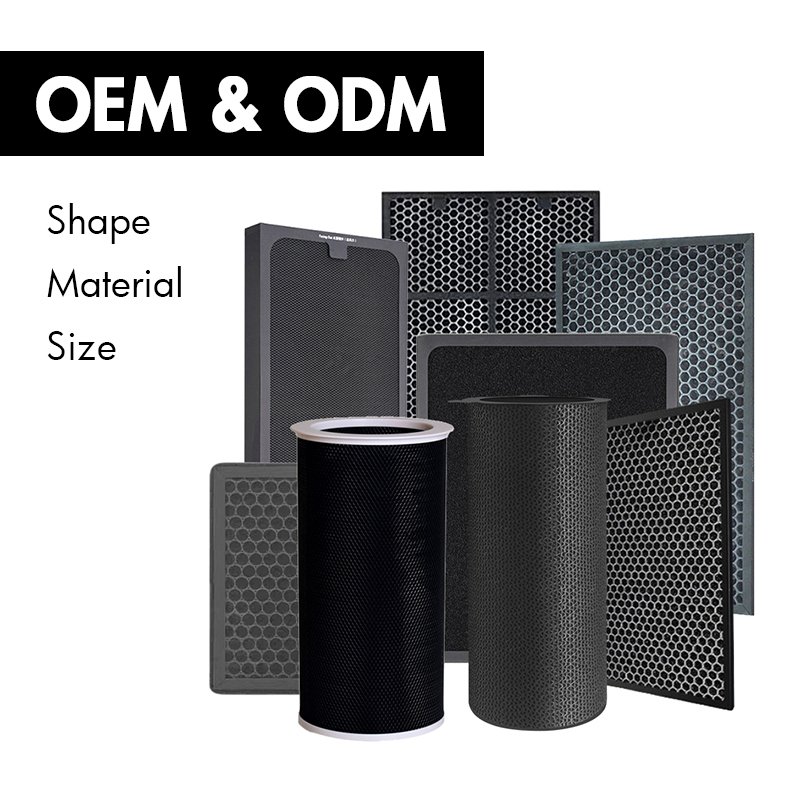 Carbon Active Charcoal Filter for Home Activated Carbon Replacement Filter Cube Shape Honeycomb Activate Carbon Filter