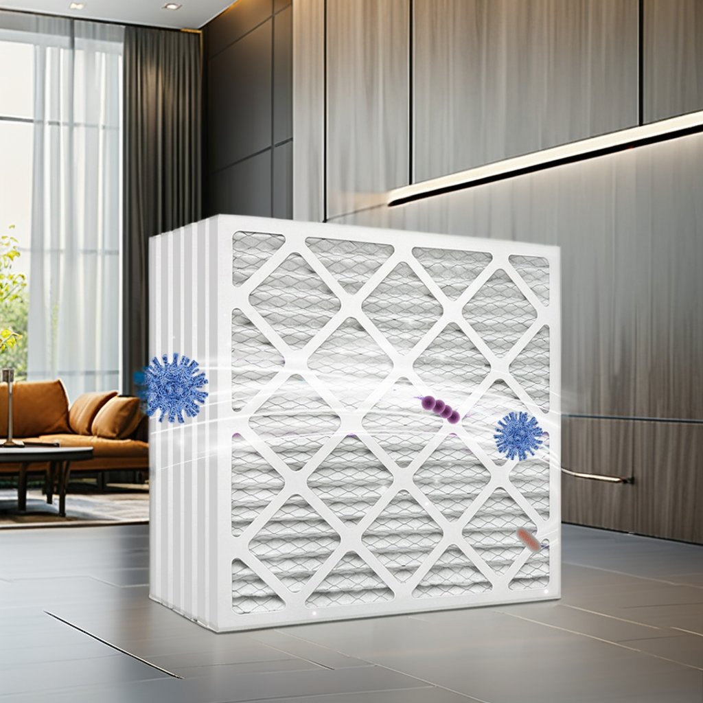 Merv 13 20x20x1 HVAC Air Filter Cardboard Air Conditioner Filters Allergies Mold Bacteria Smoke HEPA Replacement New Farm