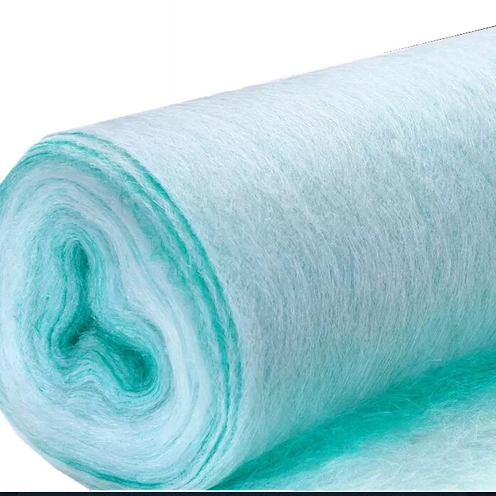 China Multifunctional Dry Glass Paint Stop Filter Media Paint Stop Mats Fiberglass Filter Paint Roller