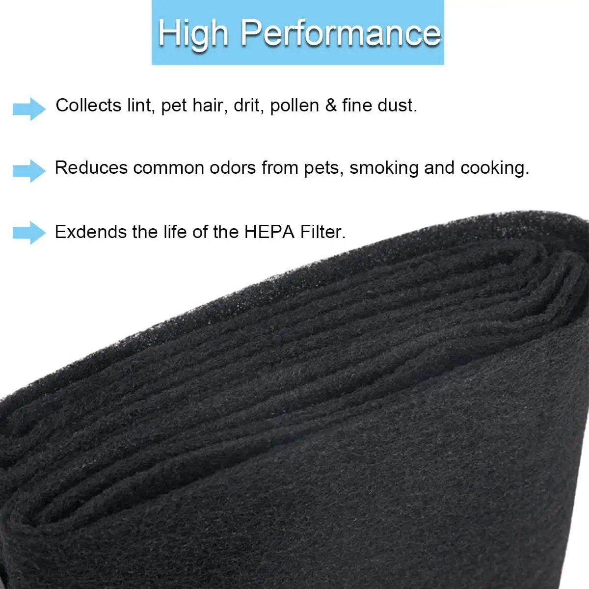 Good Price Fiberglass Filter Cotton Set Filter Material Cotton Roll Activated Carbon Fiber Air Filters