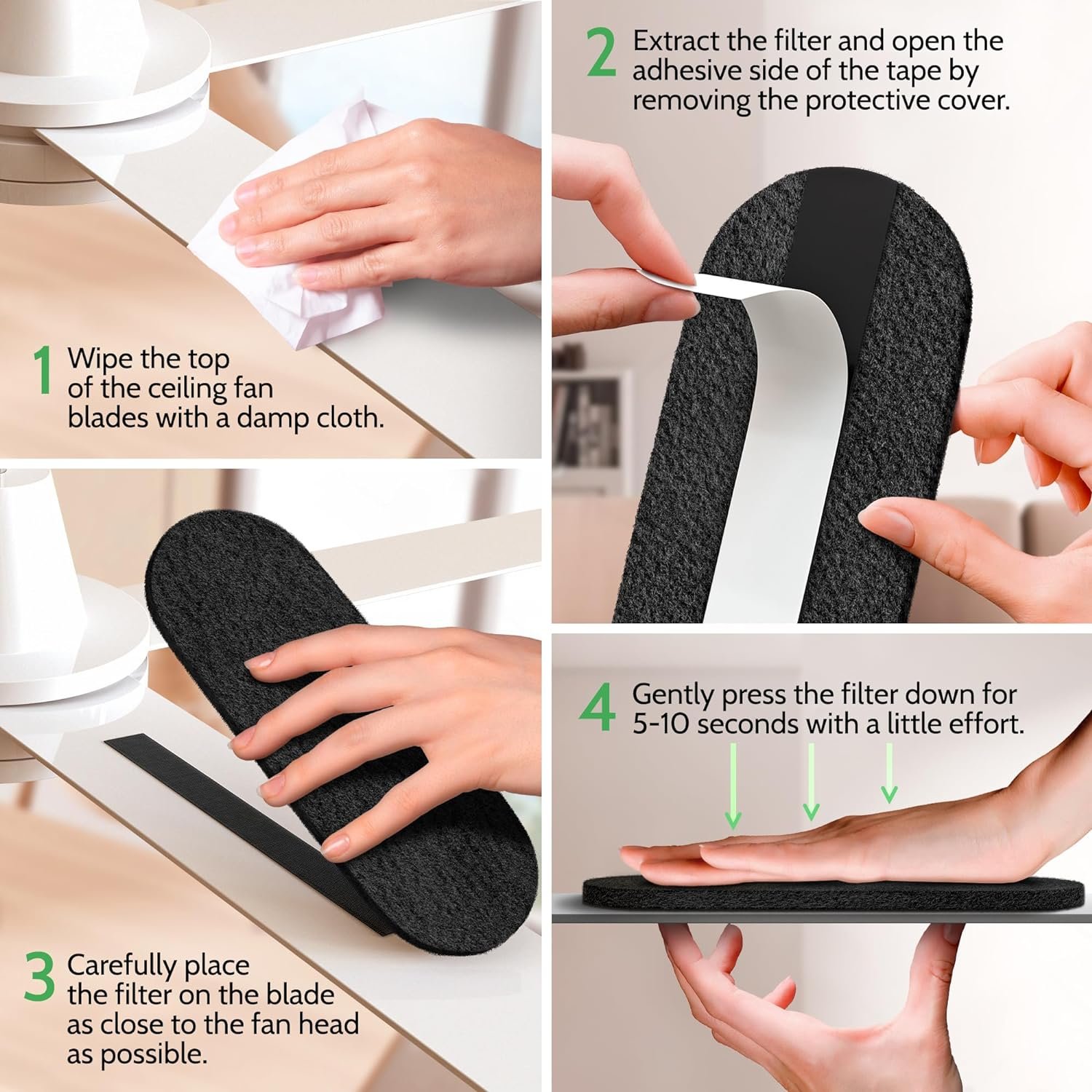 Affordable Household Air Filter Element Activated Carbon Filter Pad Carbon Air Filter for Fans