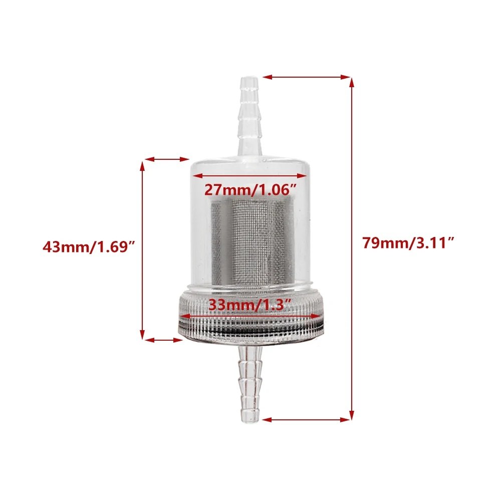 New 4mm Diesel In-Line Fuel Filter Kit Gas Filter for Webasto Eberspacher 2KW 5KW Air Heater Diesel Set Car Accessories