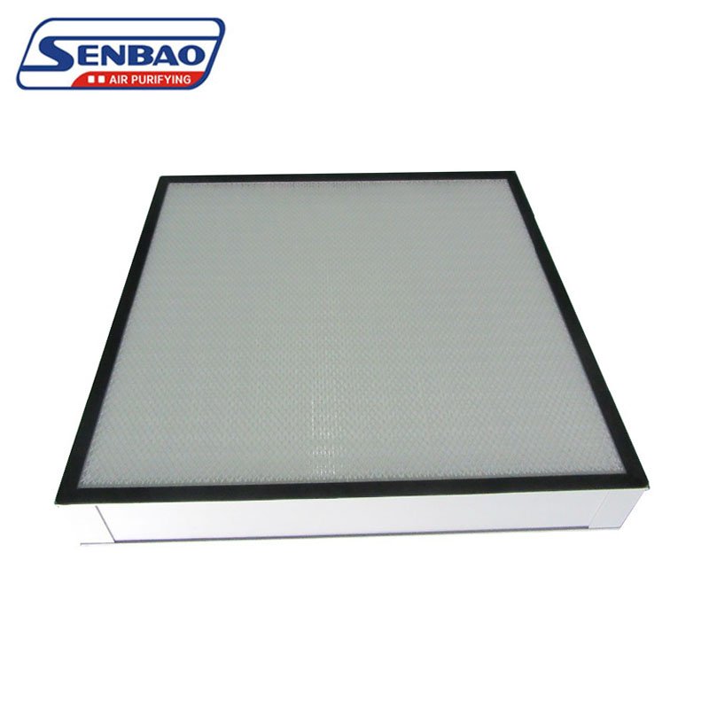 High Efficiency Mini-Pleat H13 H14 Microfiber Air Filter HEPA ULPA Paper Cartridge Box Filter Fiberglass Farm Manufacturer Used