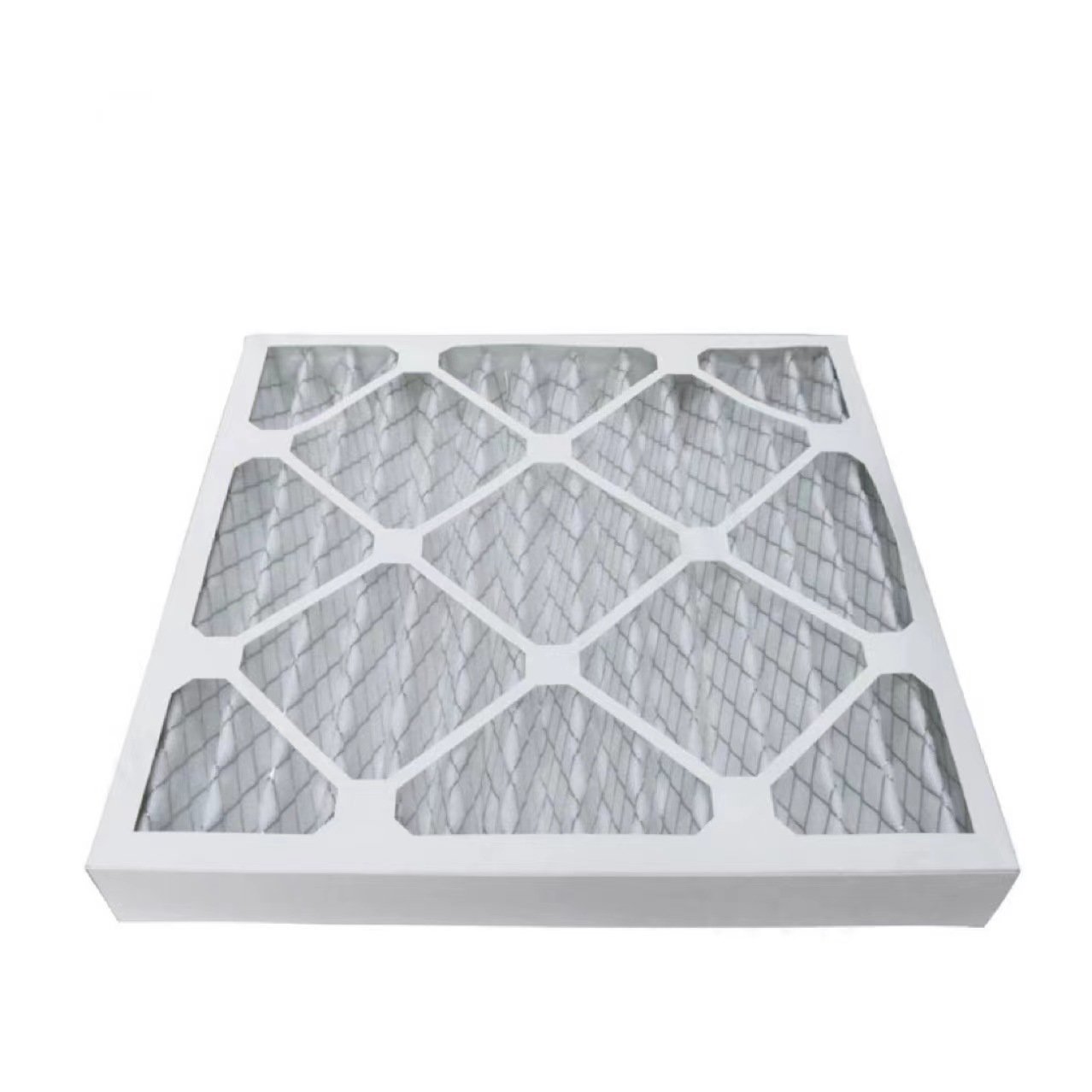 Air Filter Customized HEPA 14x14x1 16x25x1 18x18x1 20x20x1 MERV 6 8 11 13 Cardboard Frame Pleated AC Furnace HVAC Air Filter