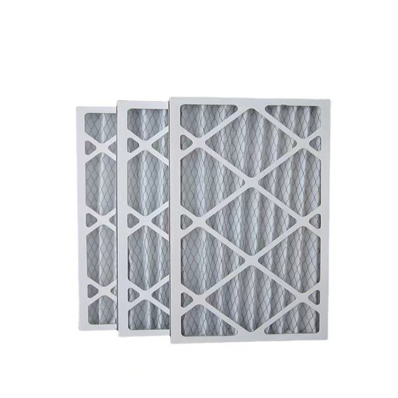 Air Filter Customized HEPA 14x14x1 16x25x1 18x18x1 20x20x1 MERV 6 8 11 13 Cardboard Frame Pleated AC Furnace HVAC Air Filter