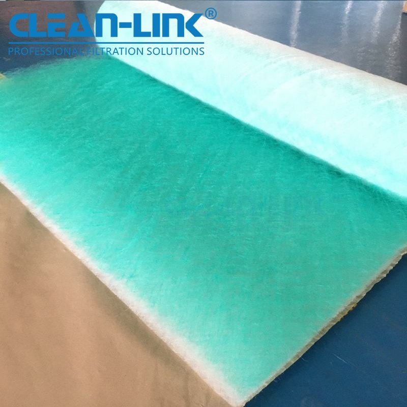 Clean-link Hot Selling Spray Booth Floor Filter Fiberglass Air Filter Paint Stop Ground Filter