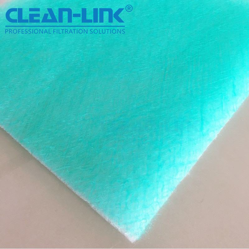 Clean-link Hot Selling Spray Booth Floor Filter Fiberglass Air Filter Paint Stop Ground Filter