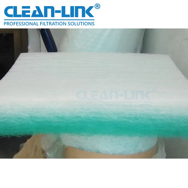 Clean-link Hot Selling Spray Booth Floor Filter Fiberglass Air Filter Paint Stop Ground Filter