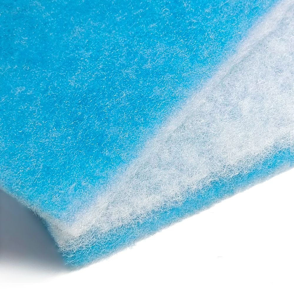 Coarse Cotton Blue and White Polyester Air Filter Paint Spray Pre-Filter Medium Air Cotton Material Roll Pre-Filter Products