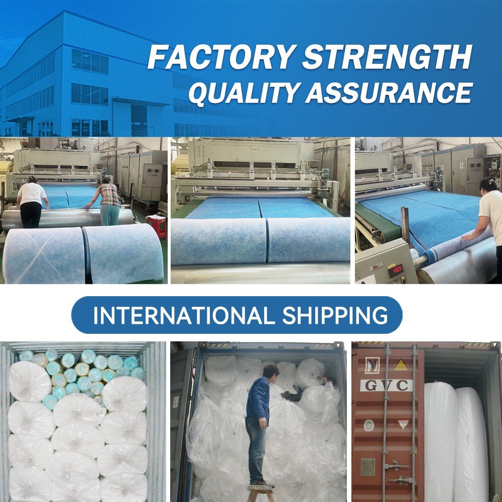Coarse Cotton Blue and White Polyester Air Filter Paint Spray Pre-Filter Medium Air Cotton Material Roll Pre-Filter Products