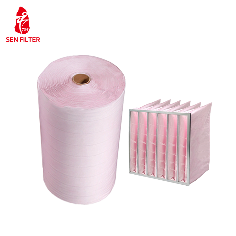 M6, F7, F8, F9 Pocket Media Effect Air Filter With Optional Pocket Media Bag Format