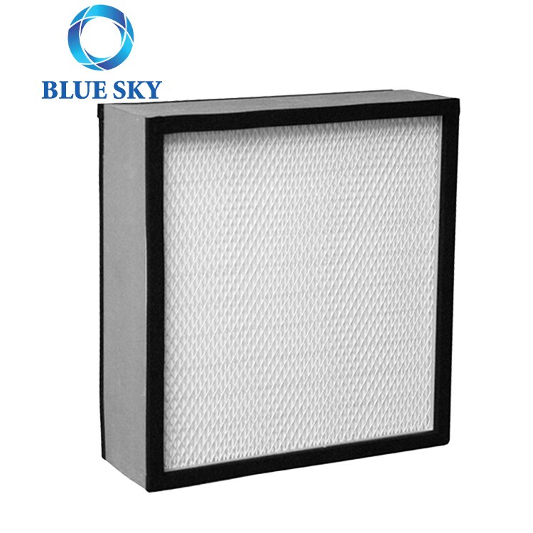 H13 H14 Factory Supply Customized Size 24x24 Inches Air Conditioning Aluminum Frame HVAC Air Filter for Laminar Air Flow Hood