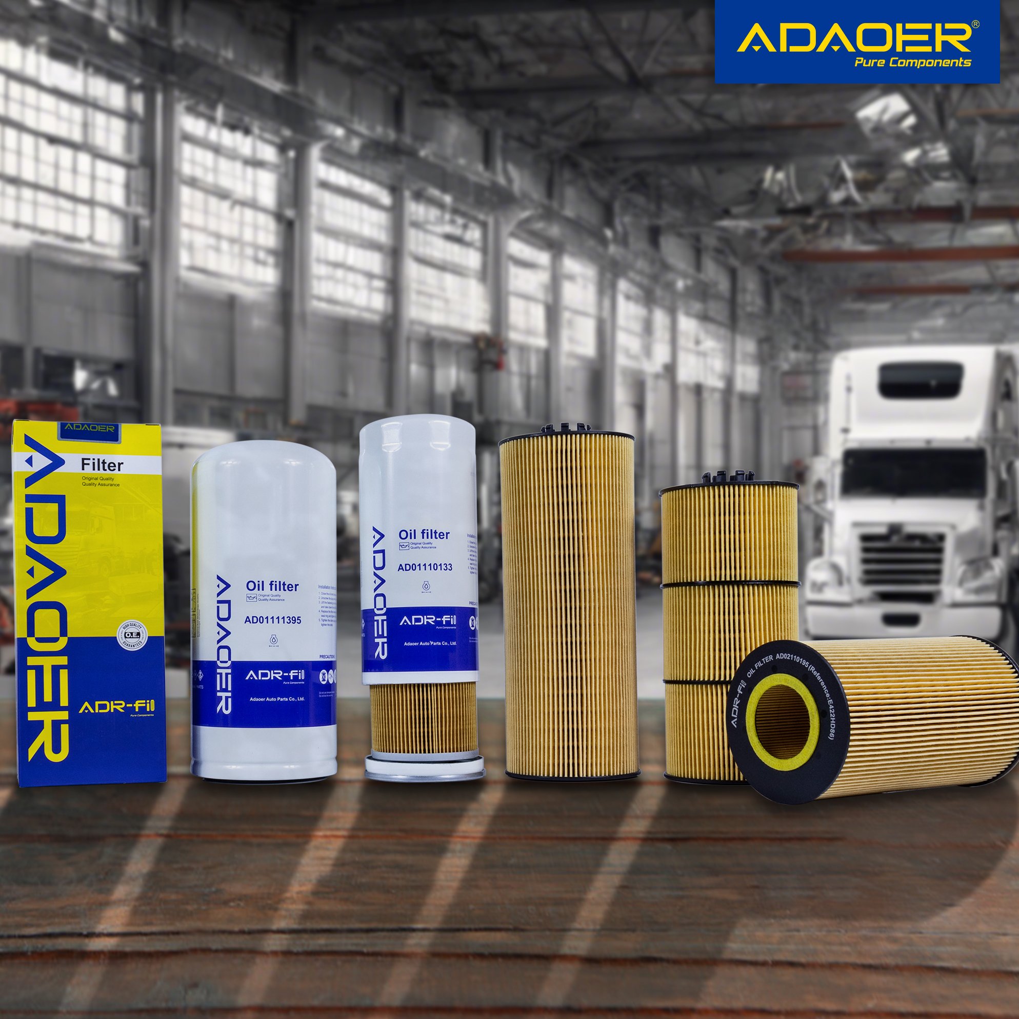 ADAOER China air filter AD03110847 K3250 PA5445 1109ZB1020 Chinese truck bus heavy equipment spare parts engine filter