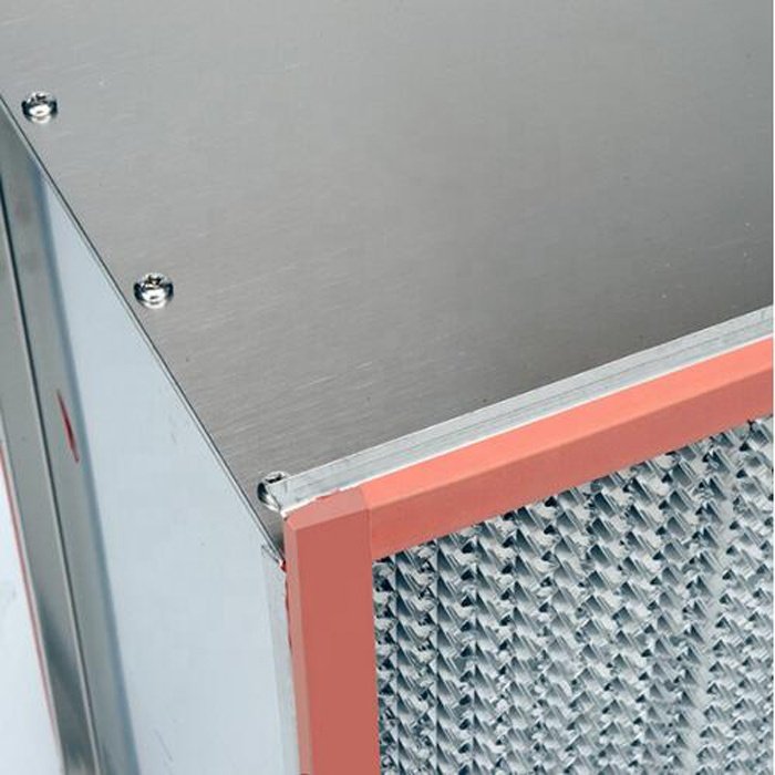 Customization Metal Frame High Temperature Deep-Pleated Heat Resistanceair Filter High Temperature Box Filter