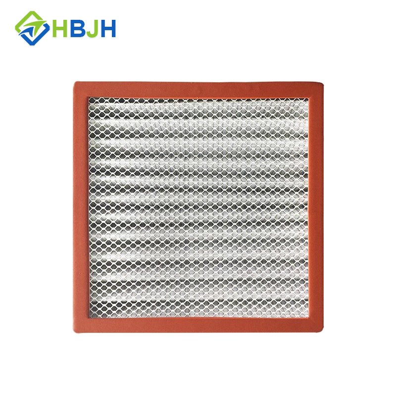 Customization Metal Frame High Temperature Deep-Pleated Heat Resistanceair Filter High Temperature Box Filter