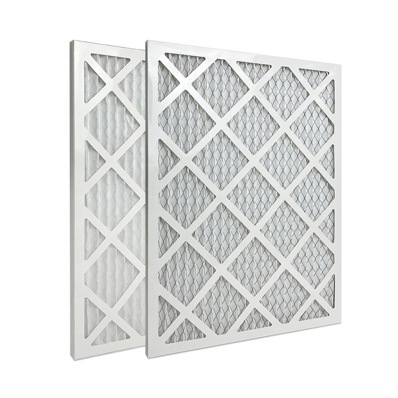 Cardboard Frame AHU HVAC AC Furnace Merv 8 G4 Pre Air Filter Replacement for Air Condition Ventilation System
