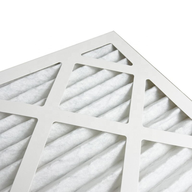 Cardboard Frame AHU HVAC AC Furnace Merv 8 G4 Pre Air Filter Replacement for Air Condition Ventilation System