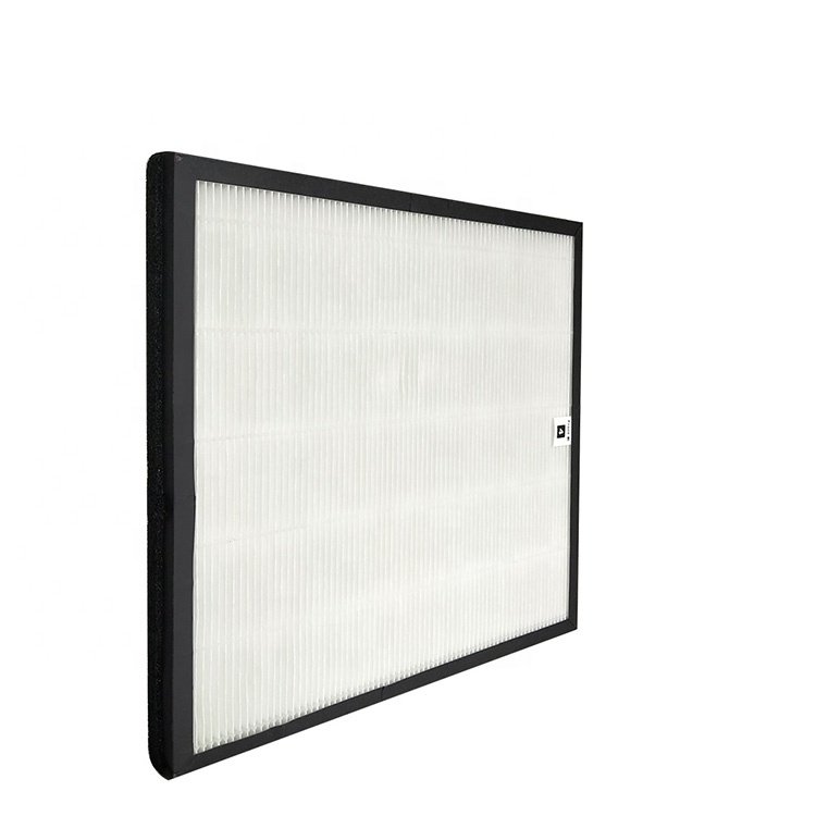 0.3 Micron 99.99% square Hepa Filter H11 H12 H13 H14 PP Cotton Polyester PTFE Paper air Purifier Pleat Hepa Air Filter