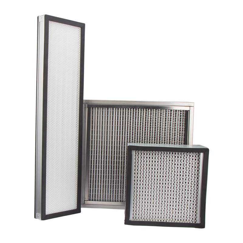 Hepa Filter High Efficiency Air Filter Laminar Flow Hood Model Hvac Box Type Fiberglass Active Carbon V Bank Hepa Air Filtration