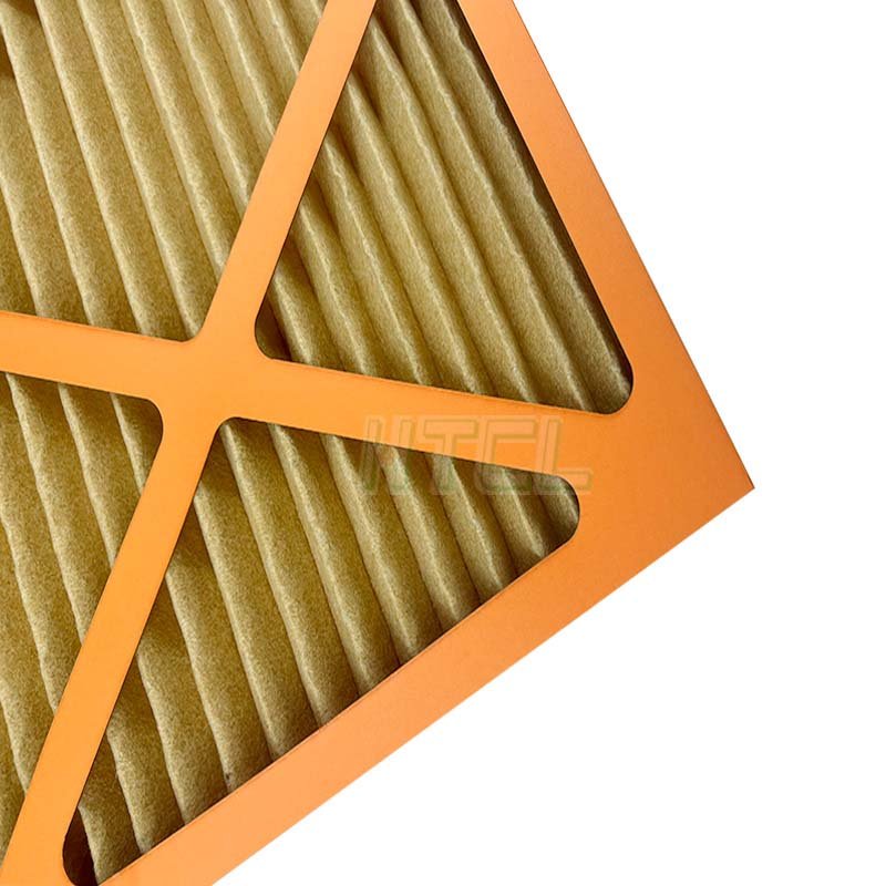 Best Quality Pleated Filter Panels Paper Dust Reduction Hvac Furnace Air Filter Merv 8 9 11 13 14