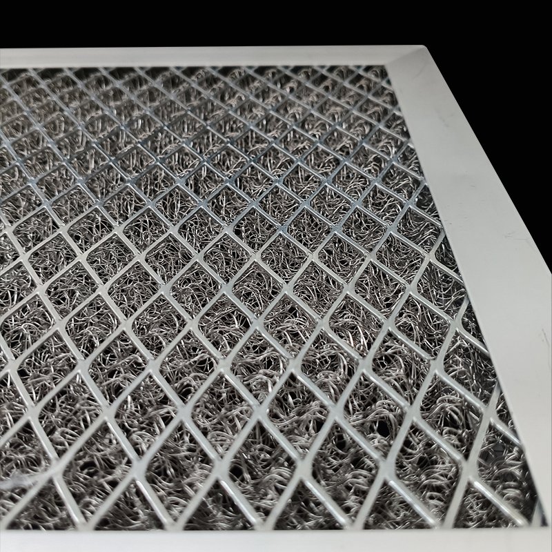Grease & Oil Fume Aluminum Alloy Frame Stainless Steel 304 Mesh Air Filter Easy Maintenance Repeated Cleaning Filter Supplies