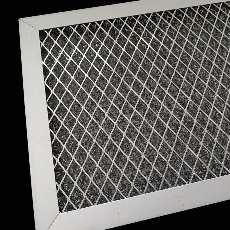 Grease & Oil Fume Aluminum Alloy Frame Stainless Steel 304 Mesh Air Filter Easy Maintenance Repeated Cleaning Filter Supplies