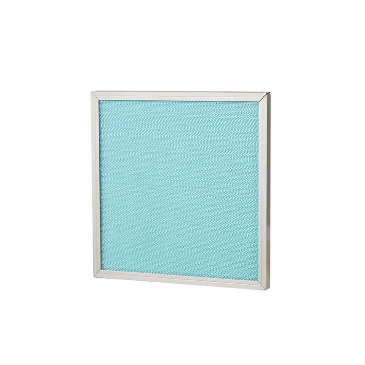 Air Filter MERV8 13 14 Cardboard Frame Foam Sponge Hepa Filter Prefilter Blue Color