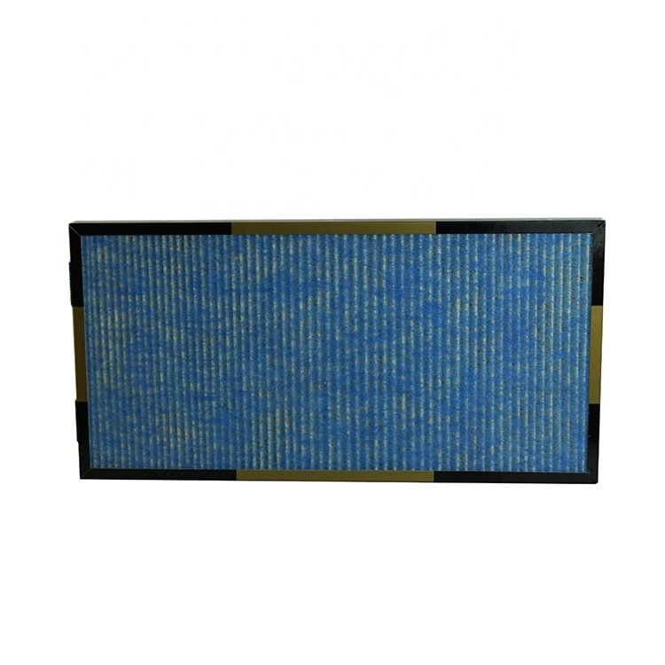 Air Filter MERV8 13 14 Cardboard Frame Foam Sponge Hepa Filter Prefilter Blue Color