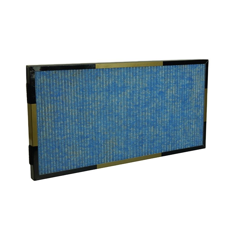 Air Filter MERV8 13 14 Cardboard Frame Foam Sponge Hepa Filter Prefilter Blue Color