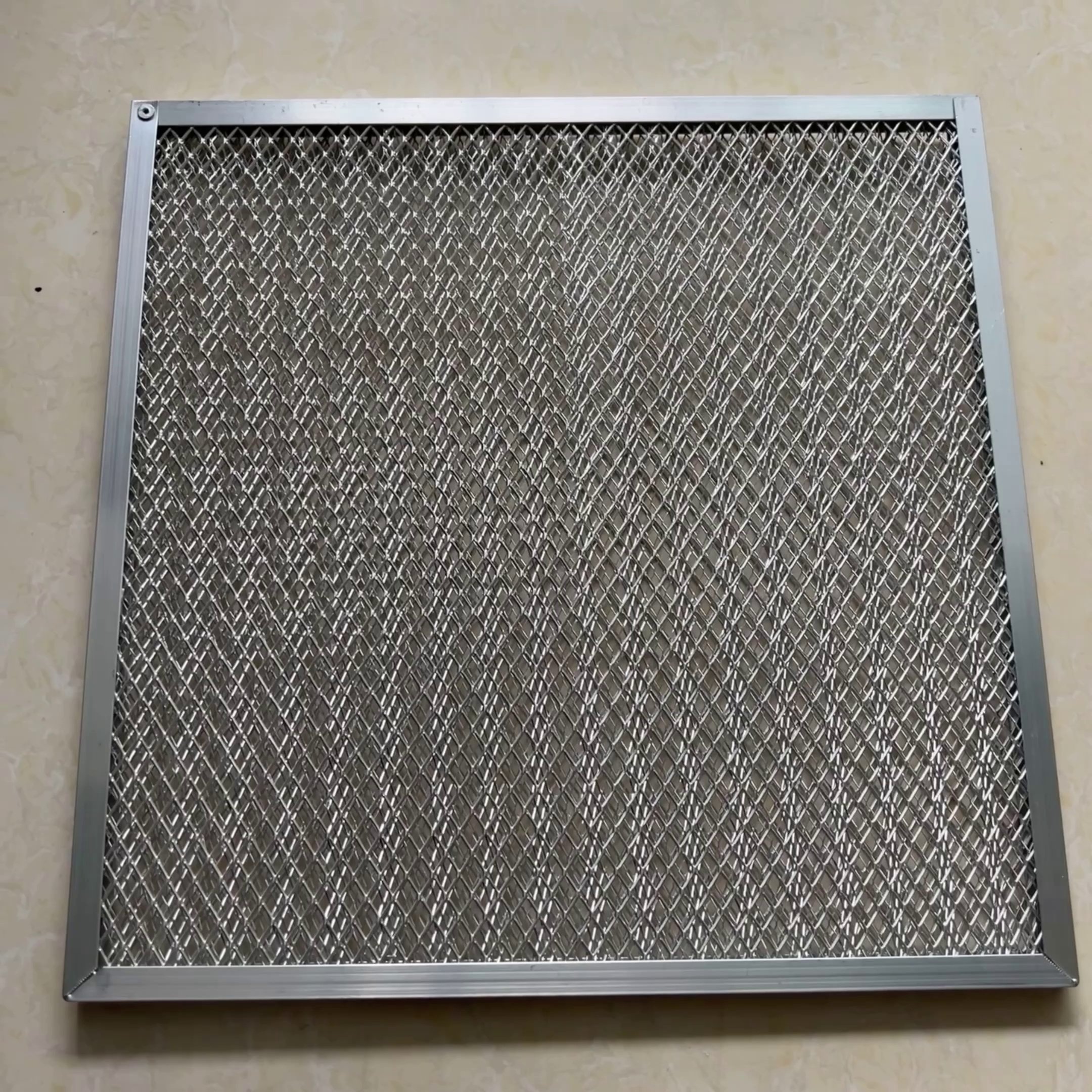 Factory Price Water G4 Dust Screen Solid Filter Panel Aluminium Metal Frame Pre Filter for Air Conditioner