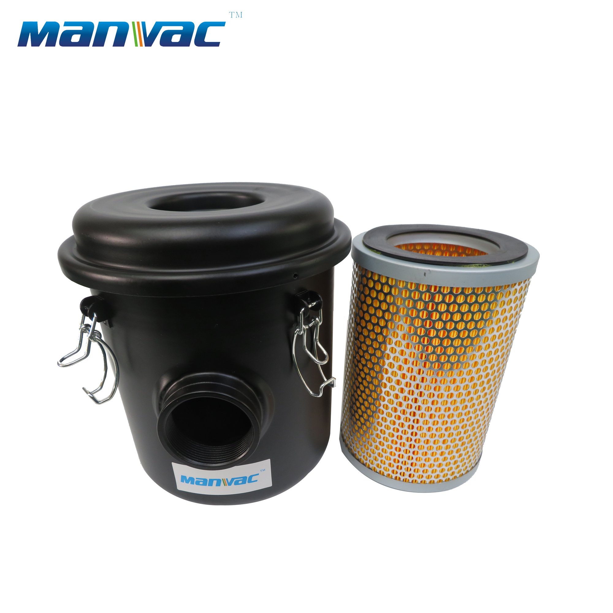 Industrial Vacuum Pump Inlet Air Filter Barrel Bucket for Vacuum System