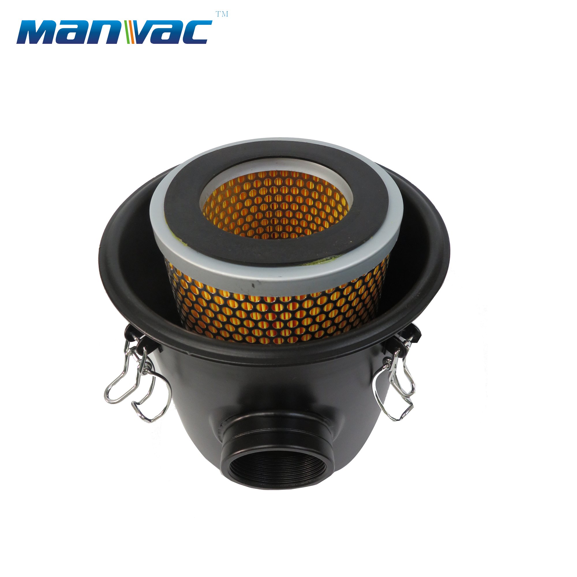 Industrial Vacuum Pump Inlet Air Filter Barrel Bucket for Vacuum System