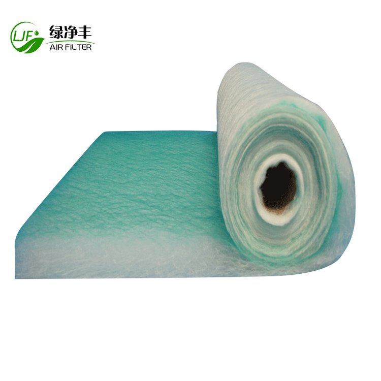 G2-G4 Fibreglass Air Filter Roll Paint Stop Glass Fiber Filter for Spray Painting Room