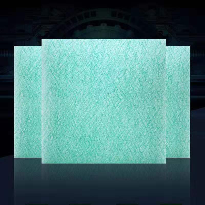 High-Performance Primary Effect Filter Cotton Green White Air Filter Cotton Roll White Cotton Fabric Roll