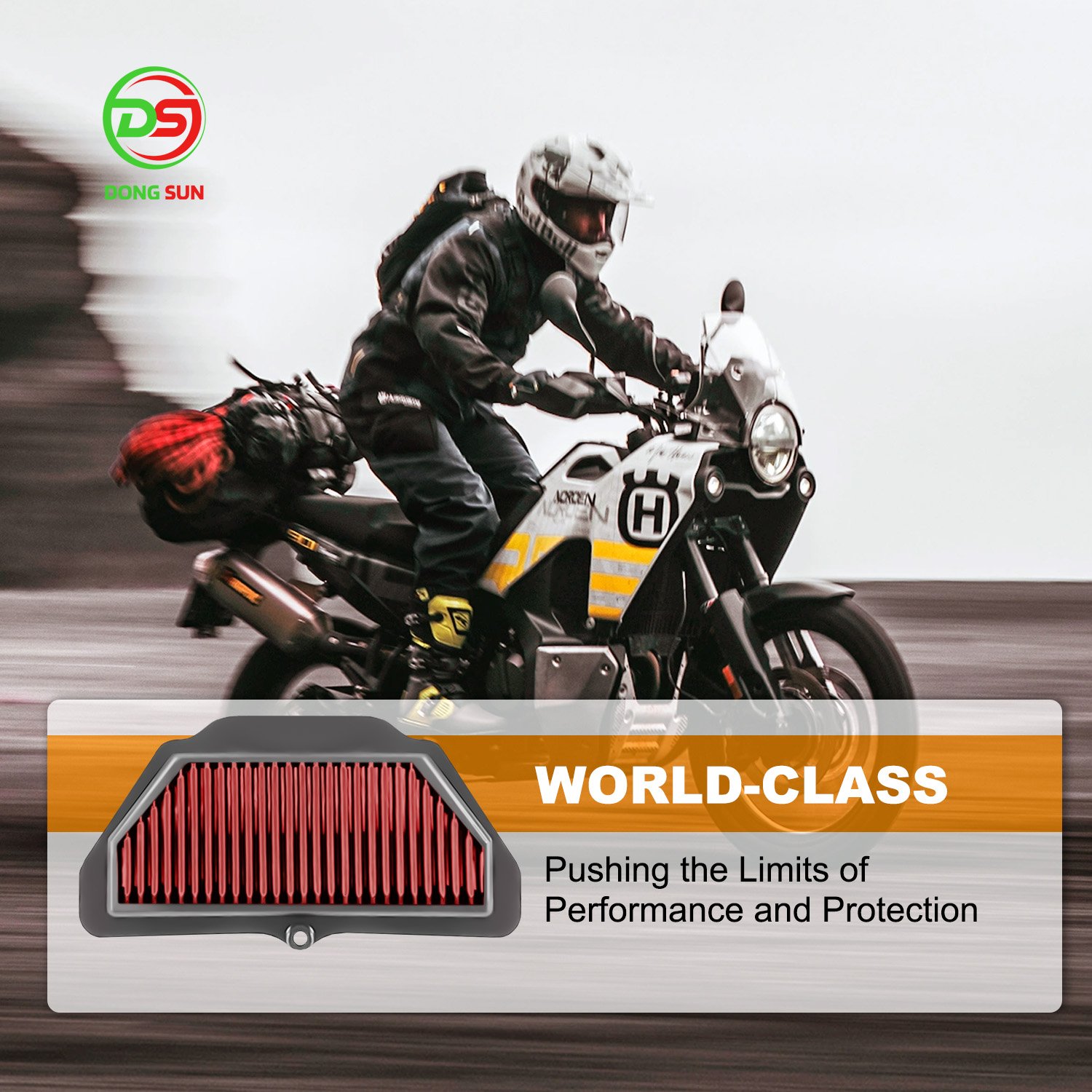 High Performance K&N Engine Air Filter for 2016-2019 KA-WA-SAkii NINJA ZX6R KA-1016R Motorcycle Engine Air Filter