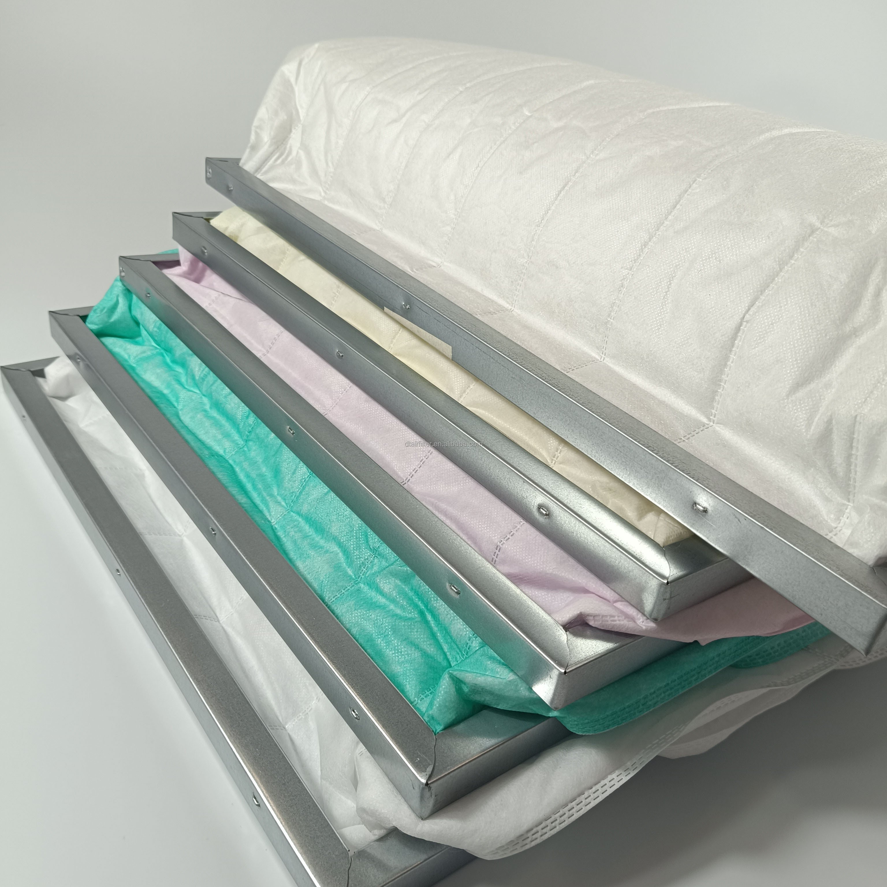 LOW MOQ Factory Supply Air Condition System Low Resistance Filters F5-F9 Bag HVAC Air Filter Pocket Type