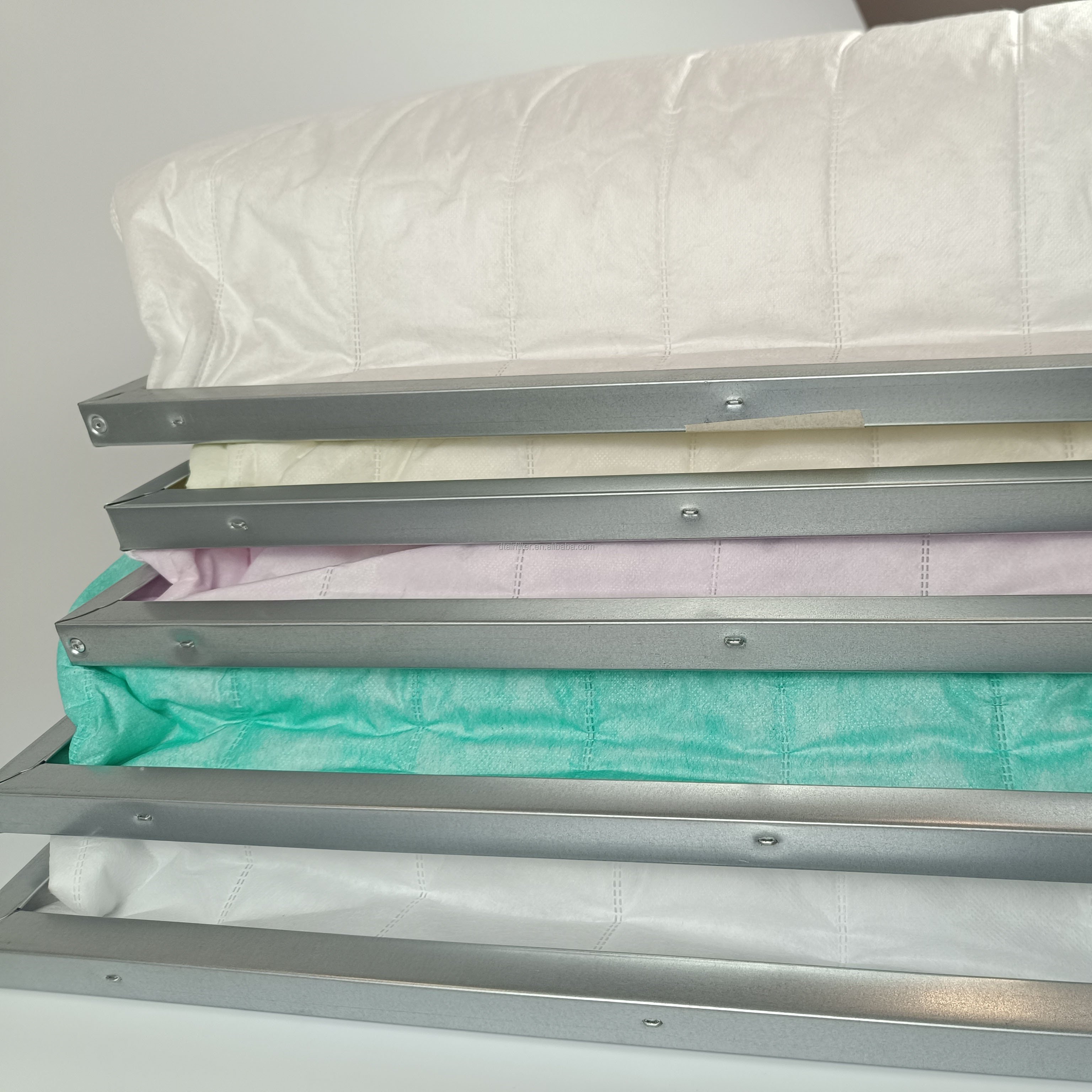 LOW MOQ Factory Supply Air Condition System Low Resistance Filters F5-F9 Bag HVAC Air Filter Pocket Type