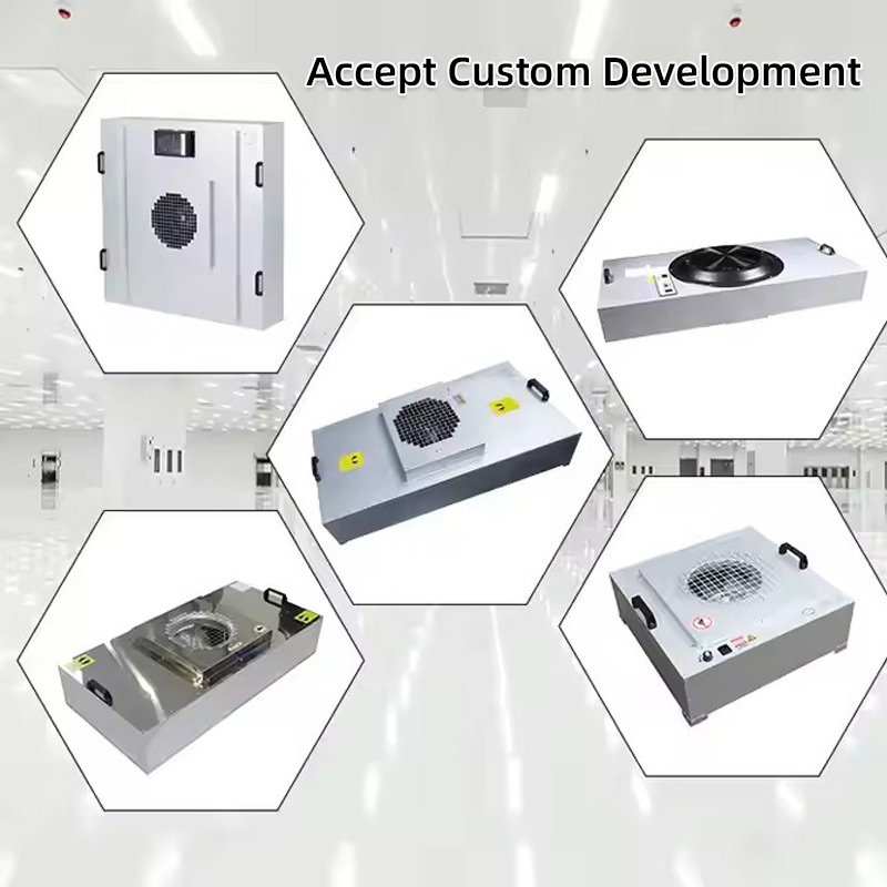 Hot Sales Cleanroom Fan Filter Unit FFU Fan Filter Ventilation Hepa Air Filter for Mushroom Cultivation & Laboratory Use