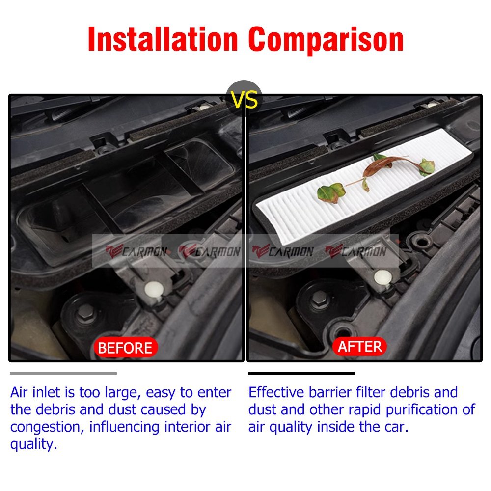 Cabin Air Filter for Tesla Model Y HEPA Air Filter Accessories Replacement Air Intake Filter
