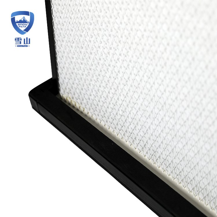 Reasonable Price Large air Volume HVAC Fiberglass V Bank Hepa Air Filter