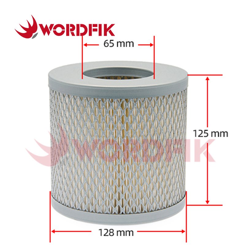 0532000003 F003 Wordfik Vacuum Pump Air Inlet Filter Element 128*128*125mm High Quality Vacuum Spare Parts