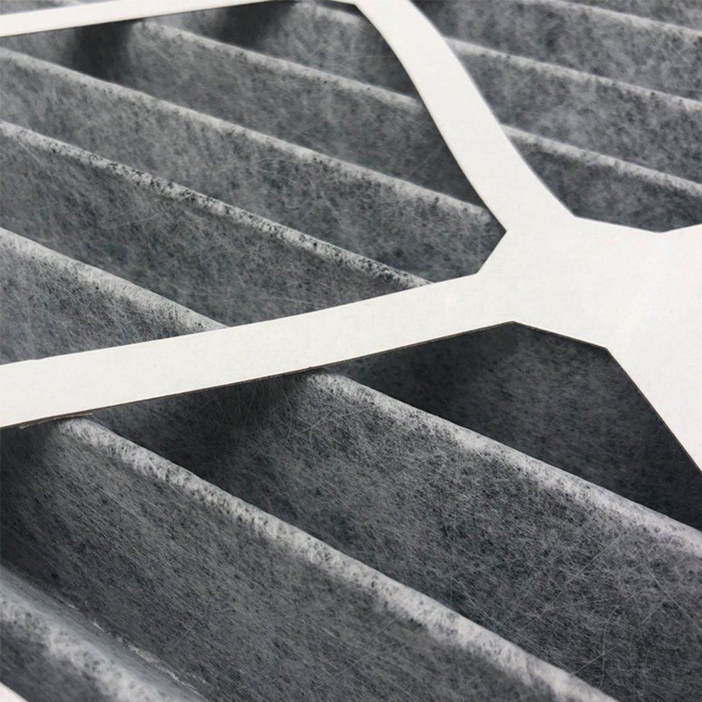 Custom 20X15X1'' Merv 8 Carbon Cotton Pleated HVAC Furnace Air Filters High Efficiency for Home and Office Systems