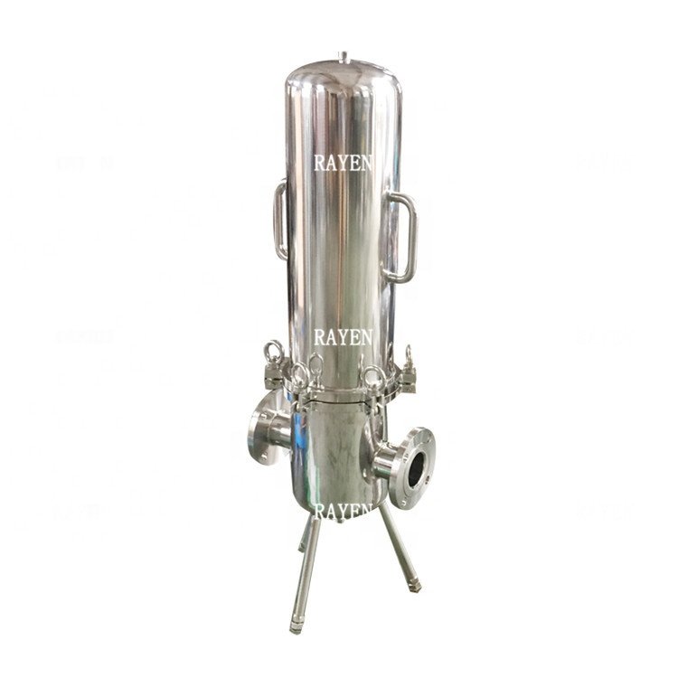 Food Grade Stainless Steel Industrial air Filter 10um 25um 30" 40" Steam Filter Housing Gas Filter Cartridge