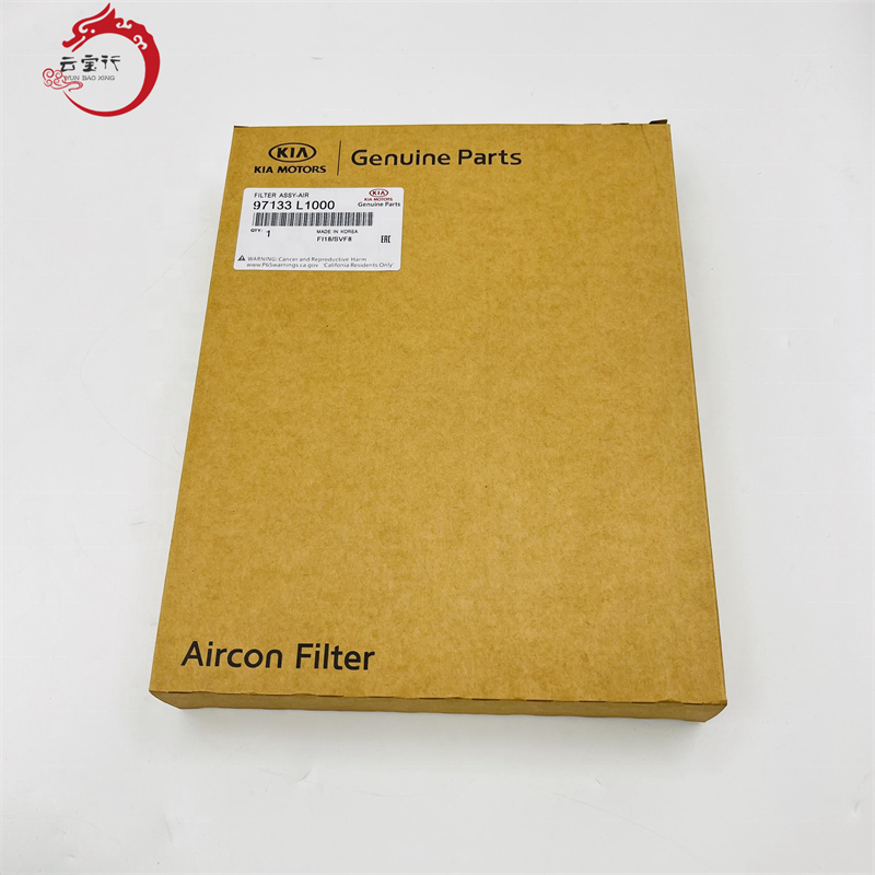High Quality Auto Part Cabin Air Filter 97133-l1000 97133l1000 for Kia hyundai Cars 97133L1000 97133 L1000