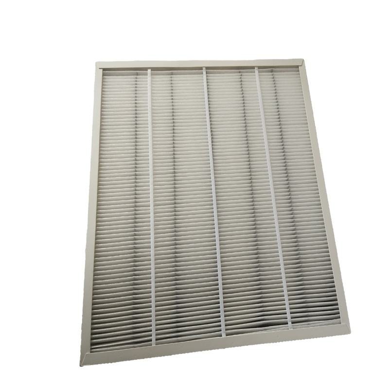 Factory Customized Size G4 Pleated PanelCardboard Pre Air Filter G4 Air Conditioning Filter