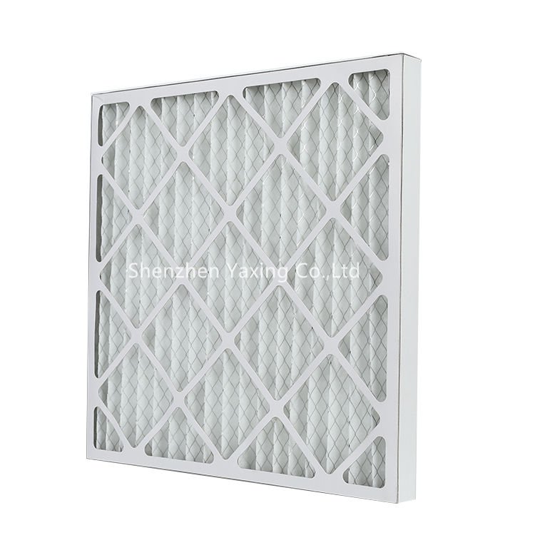 Factory Customized Size G4 Pleated PanelCardboard Pre Air Filter G4 Air Conditioning Filter