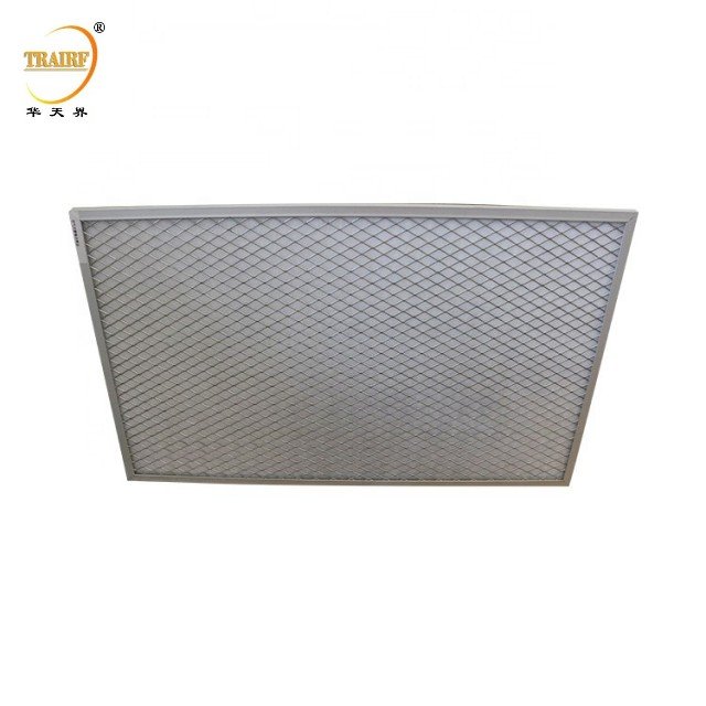 Good Quality G2 G3 G4 Washable Aluminum Mesh Pre Panel Air Filter Synthetic Fiber Pleated Filter for Ventilation System