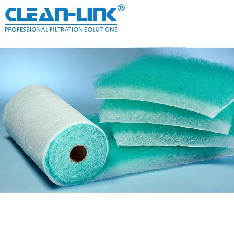 Industrial Ventilation System Fiberglass Media Filter Floor Filter Material Pa50 Air Filter