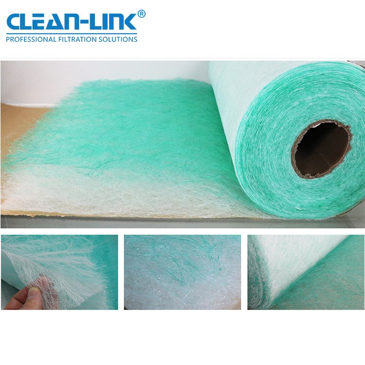 Industrial Ventilation System Fiberglass Media Filter Floor Filter Material Pa50 Air Filter