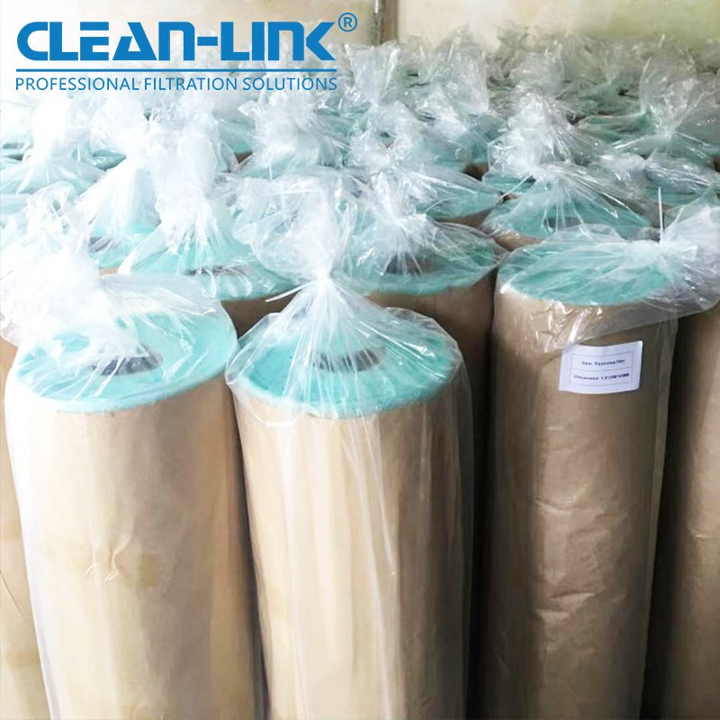 Industrial Ventilation System Fiberglass Media Filter Floor Filter Material Pa50 Air Filter